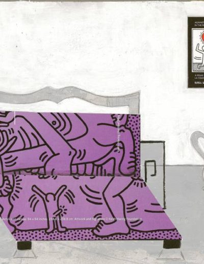 Homage to Keith Haring (With Collage)