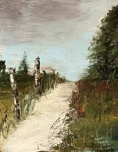 "The Path (Walking to the Sound)", 14 x 18