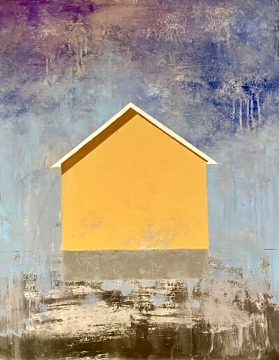 Waiting in the Yellow", 25 x 30"