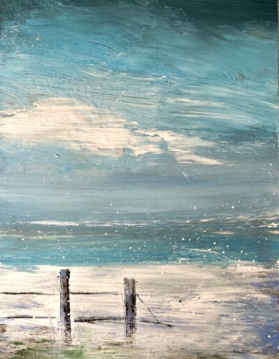 ‘Fresh Blue”, 11 x 14”